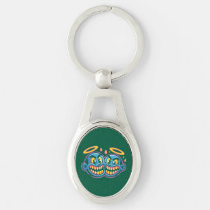 Smiling faces. keychain