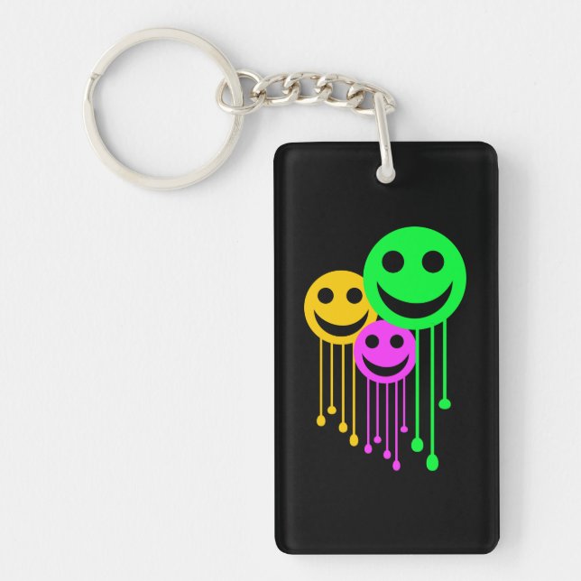 Smiling faces keychain (Front)
