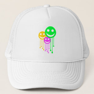 Smiling faces trucker hat