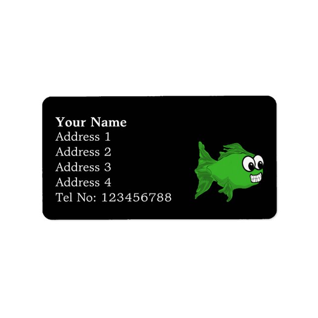 Smiling Fish Address labels (M) (Front)