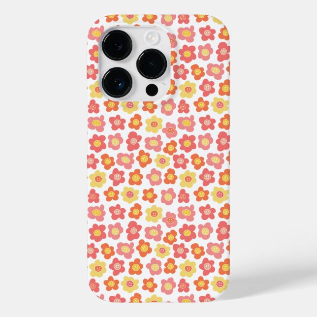 Smiling Flowers iPhone Samsung Case (Back)