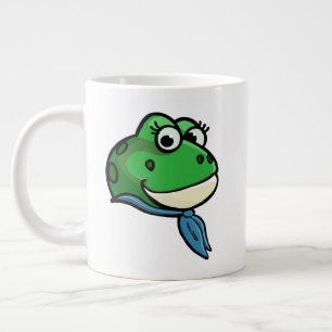 Smiling Frog Large Coffee Mug