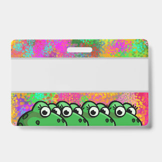 Smiling Frogs Badge