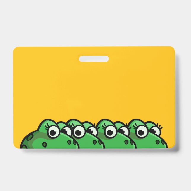 Smiling Frogs Badge (Front)