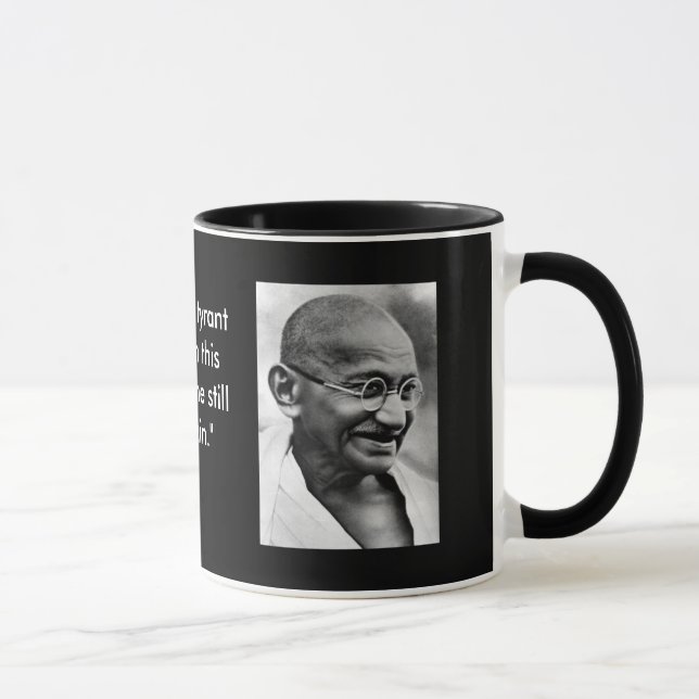 Smiling Gandhi Mug (Right)