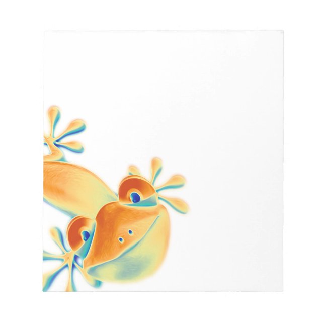Smiling Gecko Notepad (Front)