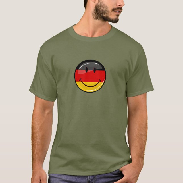 Smiling German Flag T-Shirt (Front)