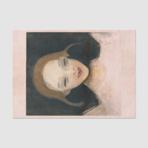 Smiling Girl, Helene Schjerfbeck   Tissue Paper
