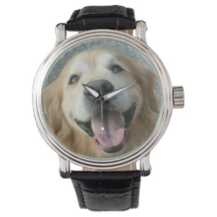 Smiling Golden Retriever Watch