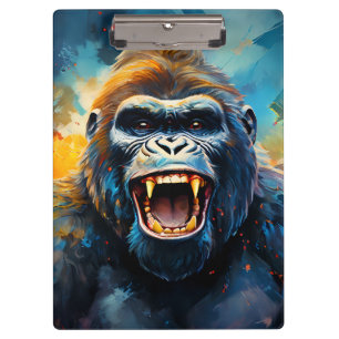 Smiling Gorilla Clipboard