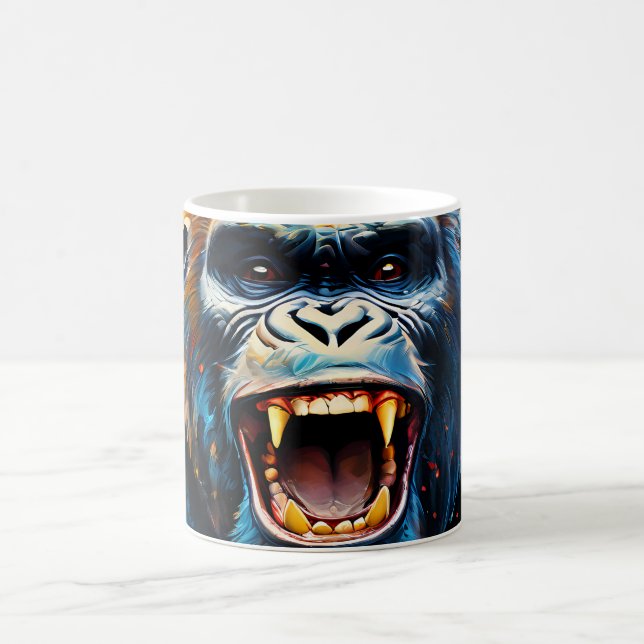 Smiling Gorilla  Coffee Mug (Center)