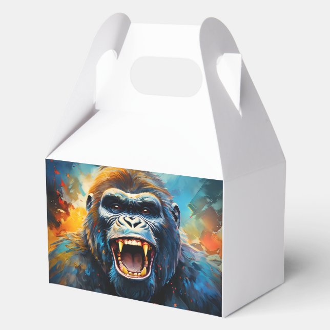 Smiling Gorilla  Favor Box (Front)