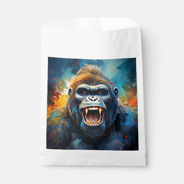 Smiling Gorilla  Favour Bag (Front)
