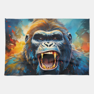 Smiling Gorilla Kitchen Towel