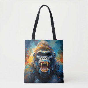 Smiling Gorilla Tote Bag