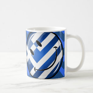 Smiling Greek Flag Coffee Mug