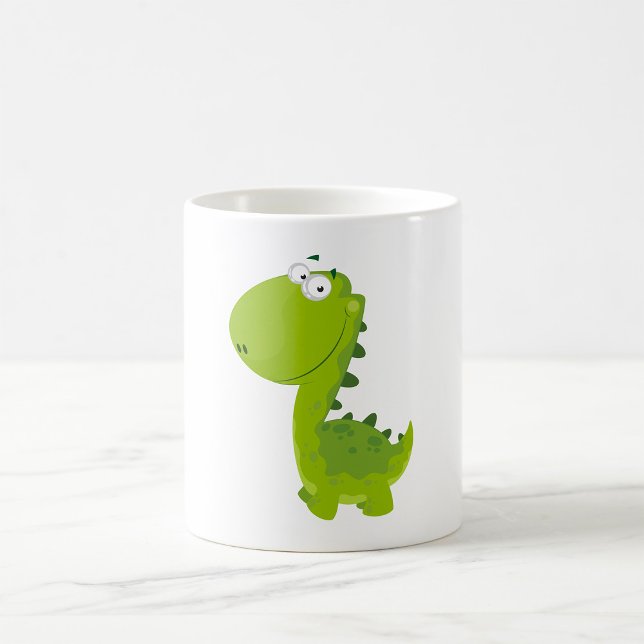 Smiling Green Dino Coffee Mug (Creator Uploaded)