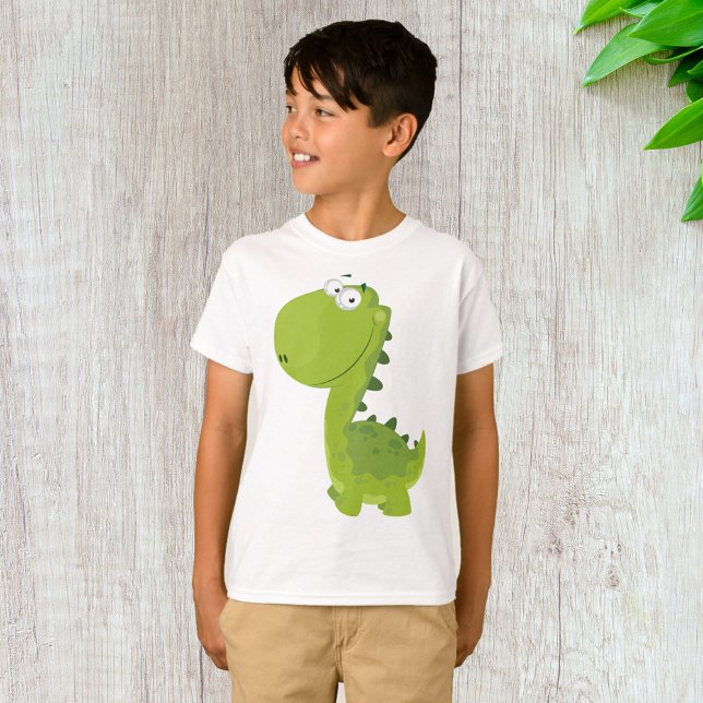 Smiling Green Dino T-Shirt (Creator Uploaded)