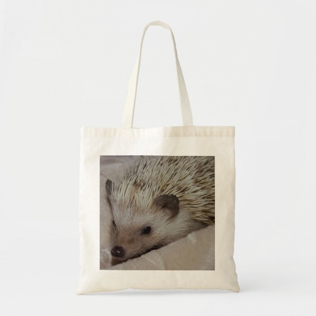 Smiling Hedgehog Tote Bag (Front)