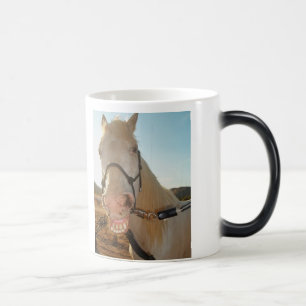 Smiling Horse Vanishing Coffee Mug