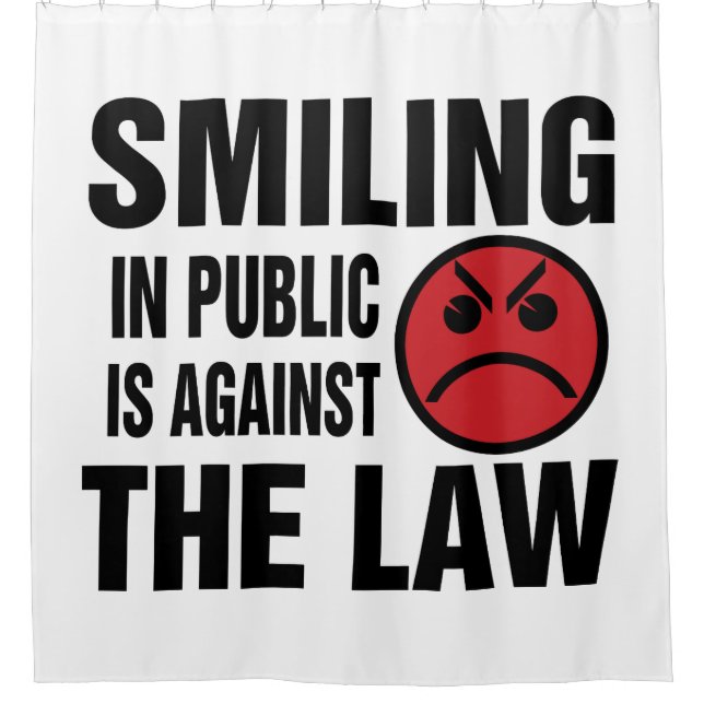 Smiling in Public is Against the Law (Front)