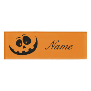 Smiling Jack O'lantern Thunder_Cove Name Tag