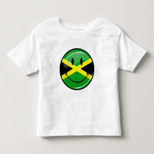 Smiling Jamaican Flag Toddler T-shirt