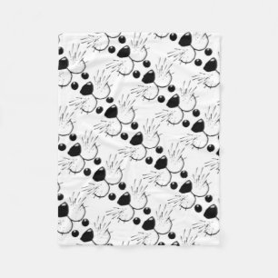 Smiling Kitty Cat Face Fleece Blanket