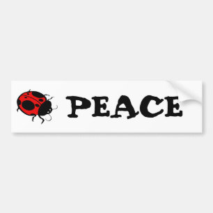 Smiling Ladybug  - Bumper Sticker
