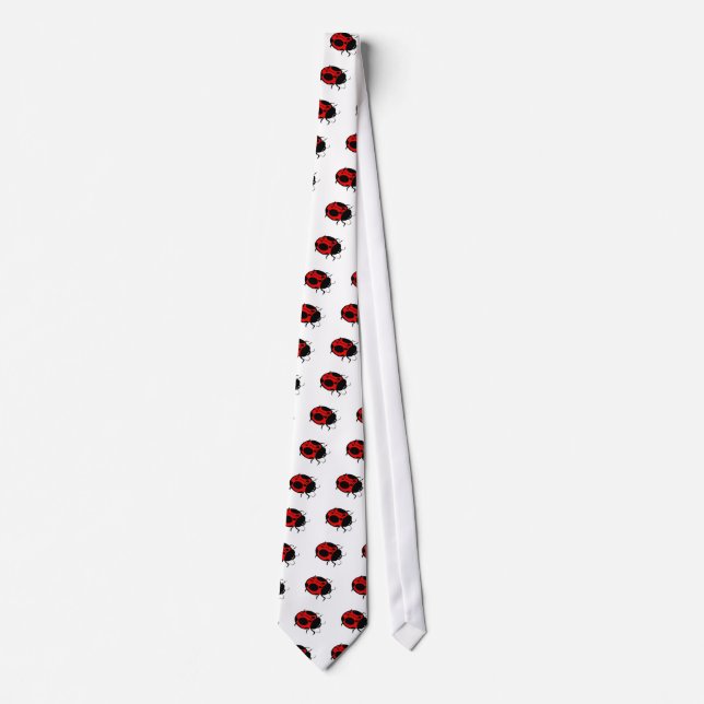 Smiling Ladybug  - Tie (Front)