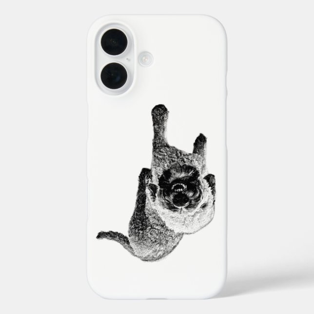Smiling Lagotto Case – Curly Dog Stride (Back)
