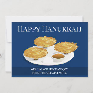 Smiling Latkes Cartoon Holiday Hanukkah
