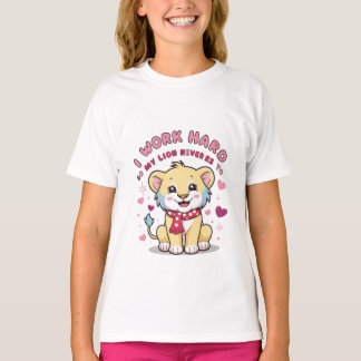 Smiling Lion Cub – Cute Happy Baby Lion T-Shirt
