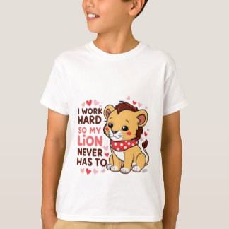 Smiling Lion Cub – Cute Happy Baby Lion T-Shirt