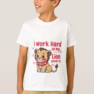 Smiling Lion Cub – Cute Happy Baby Lion T-Shirt