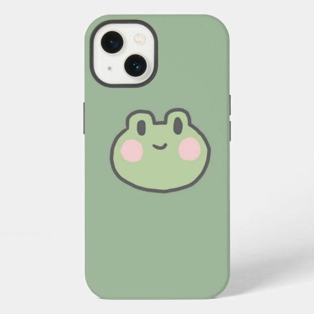 Smiling little frog iPhone case (Back)