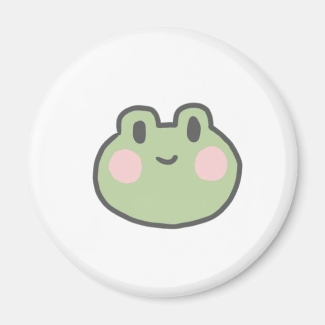 smiling little frog magnet (Front)