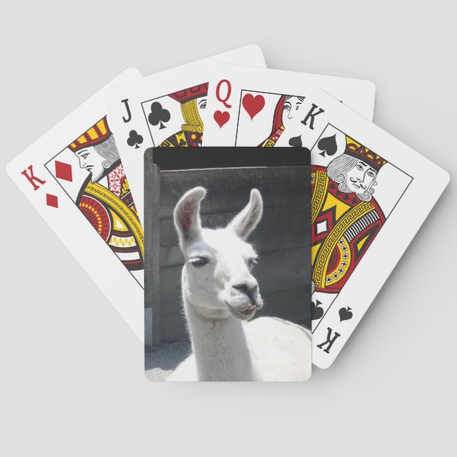 Smiling Llama Playing Cards (Back)