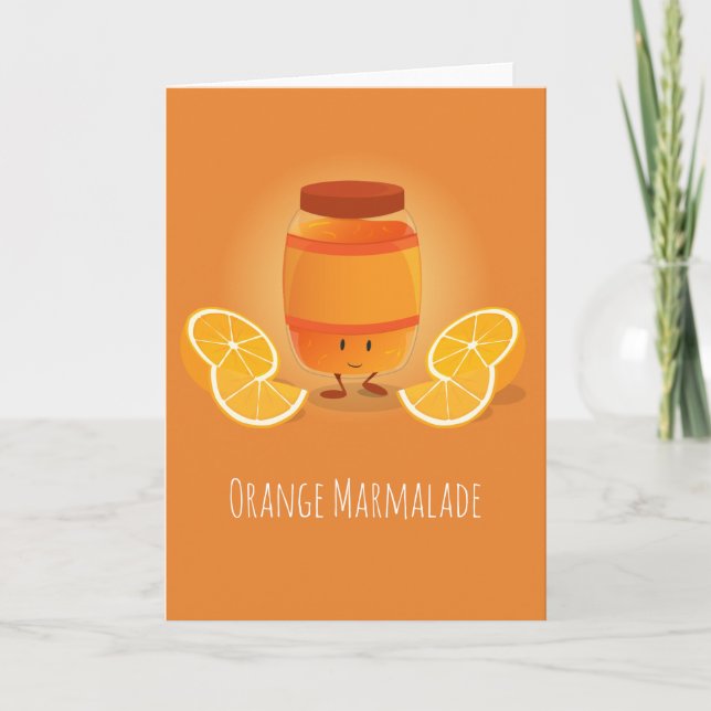 Smiling Marmalade Jam | Greeting Card (Front)