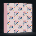 Smiling Minnie Mouse Floral Pattern Binder<br><div class="desc">Bright, cheerful, and endlessly charming, this all-over pattern features Minnie Mouse’s happy smile paired with sweet floral accents and soft pastel tones. The playful repeat design creates a fun, upbeat look that feels fresh, whimsical, and full of classic Disney joy. Perfect for customizable Zazzle products like stationery, home décor, and...</div>
