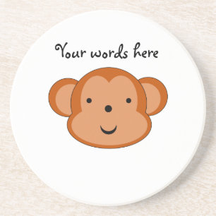 Smiling monkey coaster