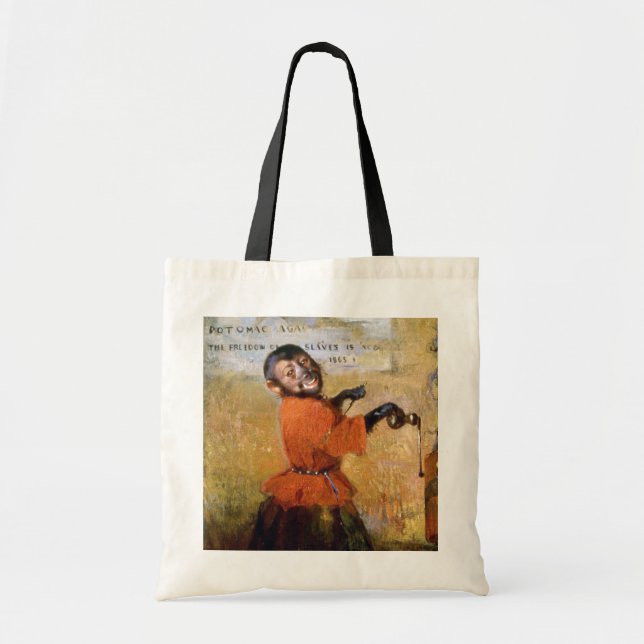 Smiling Monkey Tote Bag (Front)