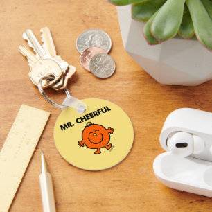 Smiling Mr. Cheerful Keychain