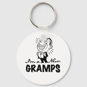 Smiling New Gramps T-shirts and Gifts Keychain