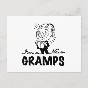Smiling New Gramps T-shirts and Gifts Postcard