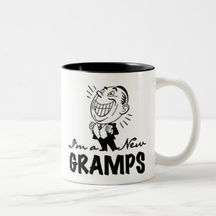 Smiling New Gramps T-shirts and Gifts Two-Tone Coffee Mug