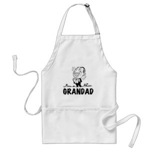 Smiling New Grandad T-shirts and Gifts Standard Apron