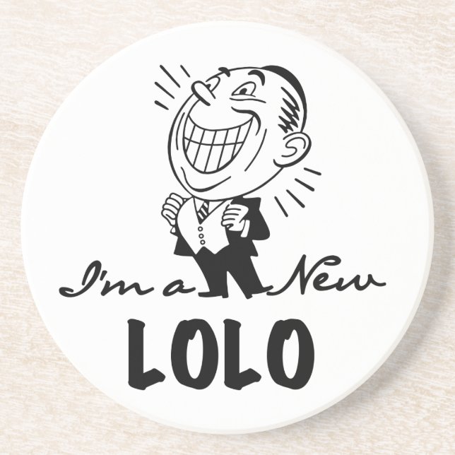 Smiling New Lolo T-shirts and Gifts Coaster (Front)