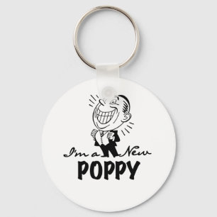 Smiling New Poppy T-shirts and Gifts Keychain