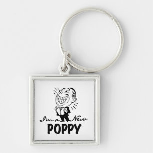 Smiling New Poppy T-shirts and Gifts Keychain